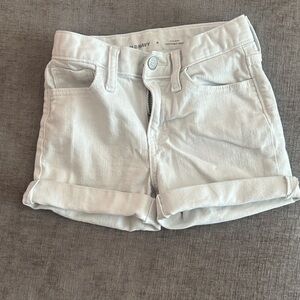 Old Navy Kids Bright White Jean Shorts